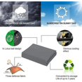 thumbnail image 3 of Waterproof Sunshade Sail For Courtyard Garden, Right Triangle Sun Shade Sail Canopy Uv Block Swimming Pool Canopy, 3 of 3