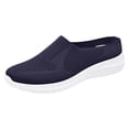 thumbnail image 4 of Mepaouo Womens Backless Sneakers Casual Slip on Mule Shoes Arch Support Walking Mesh Slide Sandals, 4 of 5