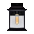 thumbnail image 3 of CWI Lighting Blackbridge 1 Light Outdoor Black Wall Lantern, 3 of 5