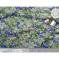thumbnail image 2 of Soimoi Moss Georgette Fabric Two Tone With Grey Camouflage Print Sewing Fabric Yard 42 Inch Wide, 2 of 3