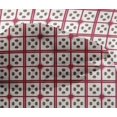 thumbnail image 4 of oneOone Viscose Chiffon Fabric Check Ikat Print Fabric By Yard 42 Inch Wide, 4 of 4