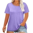 thumbnail image 1 of Babysbule T-Shirt pour Femmes Grande Taille à Manches Longues à Col Rond Blouse Décontractée Douce Confortable Coupe Ample Haut Imprimé Stylé pour Usage Quotidien Fête Rendez-Vous, 1 of 3