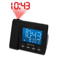 thumbnail image 2 of Magnasonic Projection Alarm Clock with AM/FM Radio, Battery Backup, Auto Time Set, Dual Alarm, Sleep Timer, Indoor Temperature/Day/Date Display & Bonus 3.5mm Aux Stereo Cable, 2 of 8