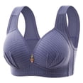 thumbnail image 1 of DPTALR Woman's Embroidered Glossy Comfortable Breathable Bra Underwear No Rims, 1 of 8