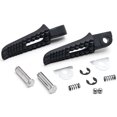 thumbnail image 1 of Krator Black Motorcycle Foot Pegs Footrests Left & Right Compatible with Suzuki Gladius SFV650 2009 (Rear), 1 of 3