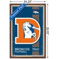 thumbnail image 3 of NFL Denver Broncos - Retro Logo 14 Wall Poster, 22.375" x 34", 3 of 5