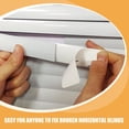 thumbnail image 3 of SNNROO 6 Pcs Stores Verticaux pour Portes Coulissantes en Verre Kit de Réparation Remplacement Mini Blanc, 3 of 8