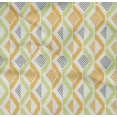 thumbnail image 4 of oneOone Organic Cotton Poplin Twill Fabric Diamond Geometric Print Sewing Fabric BTY 42 Inch Wide, 4 of 4