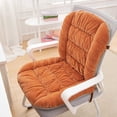 thumbnail image 3 of WIFKLSIIPG Desk Chair Cushion Soft Seat Cushion with Removable Cover Chair Cushion Seat Cushion with Back Support Rocking Chair Cushion 90×50cm(Orange), 3 of 3