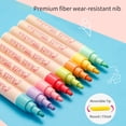 thumbnail image 4 of Liquid Chalk Pen Marker 8 Bright Colors 6mm Reversible   and Chisel Erasable Water-based Chalkboards Marker Pens Non Toxic Quick Drying for Blackboard Glass Windows Mirrors Office Home, 4 of 7
