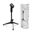 thumbnail image 1 of Support de Bureau pour Microphone à 3 Pieds, Support Ajustable pour Micros Filaires Ou Sans Fil, Comprend un Support de Lumière de Remplissage et des Accessoires, 1 of 8