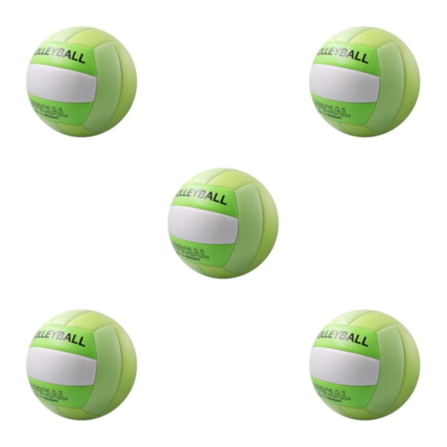 maskred Outdoor Volleyball Adventure Waterproof And PVC Made For No Leakage Round Volleyball For Outdoor Green 5Set