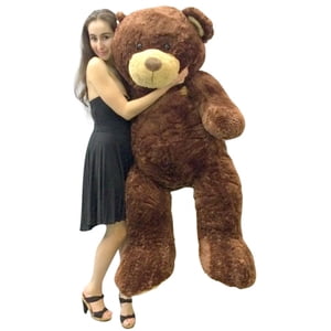 Big Plush 5 Foot Teddy Bear Soft Brown Premium Giant Stuffed Animal 60 Inch Snuggle Buddy