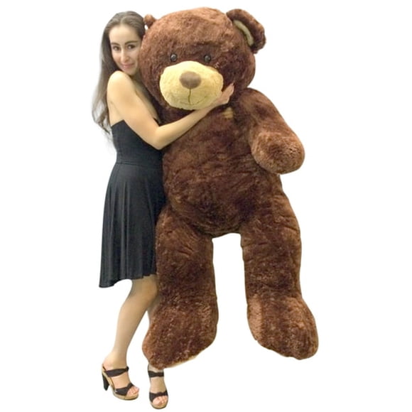 Big Plush 5 Foot Teddy Bear Soft Brown Premium Giant Stuffed Animal 60 Inch Snuggle Buddy