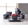 thumbnail image 1 of Better Homes & Gardens- Dark Gray Square Stoneware 16-Piece Dinnerware Set, 1 of 6
