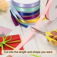 thumbnail image 4 of Unique Bargains 0.79' x 100 Yards Double Face Decorate Crafts Roll Satin Ribbon Dark Brown, 4 of 5