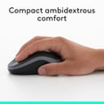 thumbnail image 3 of Logitech Wireless Keyboard and Mouse Combo for Windows, 2.4 GHz Wireless, Compact Mouse, 8 Multimedia and Shortcut Keys, 2-Year Battery Life, for PC, Laptop - Black, 3 of 9