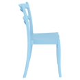 thumbnail image 4 of Compamia Tiffany Chaise de Salle à Manger de Patio Bleu Pâle, 4 of 9
