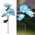 thumbnail image 1 of New Solar Lantern Hydrangea Macrophylla Simulated Flower Household Garden Garden Lantern, 1 of 1