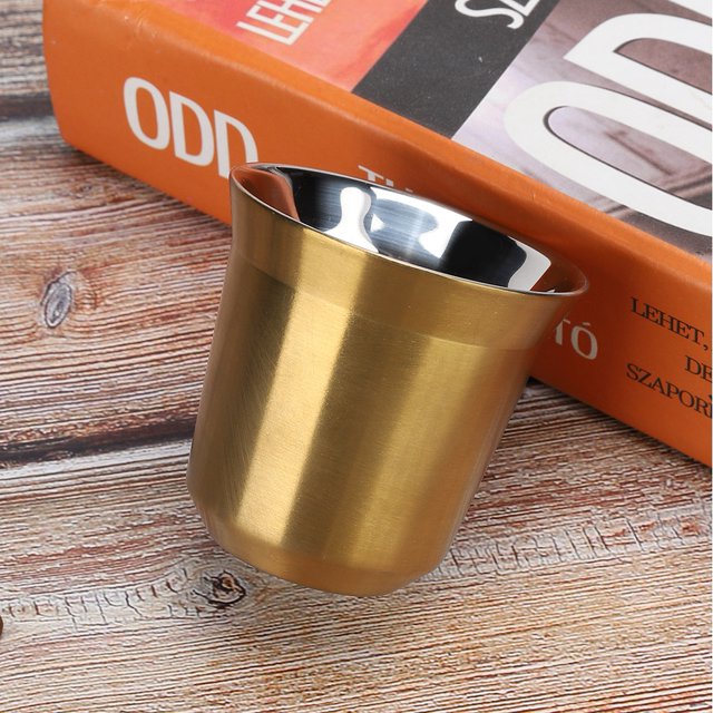 Ergonomic Design, Coffee Cup, Durable Wear-Resistant Cup, For Coffee Shop For Home Gold,Matte Black
