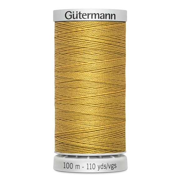 GÜTERMANN Gold Jeans Thread for Denim Topstitching, 100 m (109.4 yd) - 100% polyester, 109 yd