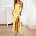 thumbnail image 2 of Puawkoer Robe Formelle pour Femme pour Tenue de Fête Robes de Soirée Formelles Petite Col en V Ajouré Tenue de Fête pour Femme Invitée d'Automne Robes de Mariage Design Convenant au Quotidien Longue, 2 of 5