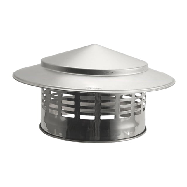 kurtrusly Cap Ducting Pipe Outdoor Easy Install Flue Outside Cap Fireplace Chimney Cap Inner Dia 160mm