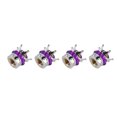 thumbnail image 3 of Wheel Stem Valve , Wearproof Universal Wheel Valve Covers 4 Pieces  For Cars Trucks Bicycles Purple, 3 of 8