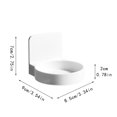 thumbnail image 2 of Bathroom Kitchen Dispensing Bottle Refillable Shampoo Conditioner Hand Soap Soap Lotion Oil Shower Soap Bottle Wall Mounted Shelf Dish Rack And Drainboard Set Stainless Steel Cutting Board Copper Dish, 2 of 3