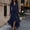 Style1-Navy dresses for women, variant on Mceream Cocktail Dresses for Women Long Sleeve Ruched Satin Wrap Maxi Dresses Elegant V Neck Ruffle Hem Porm Dress Holiday Wedding Guest Dresses Navy L