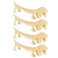 thumbnail image 1 of Cuillères en Forme de Chien, 4 Pcs Repose-Baguettes Plus Lisse Réutilisable Repose-Baguettes Design Futuriste, 1 of 14