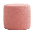 thumbnail image 3 of Foot Rest Stool Stylish Ottoman Footstools Ottomans for Home Bedside Doorway Pink, 3 of 8