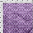 thumbnail image 3 of oneOone Rayon Violet Fabric Asian Ikat Craft Projects Decor Fabric Printed by The Yard 56 Inch Wide, 3 of 4