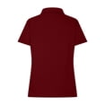 thumbnail image 4 of Besolor Womens Short Sleeve T Shirts Business Casual Collared Button up Tops Summer Office Work Blouses Tees, 4 of 7