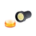 thumbnail image 3 of Unique Bargains 4Pcs AC/DC 110V Indicator Lights, Yellow LED, Flush Panel Mount 7/8' 22mm, 3 of 5