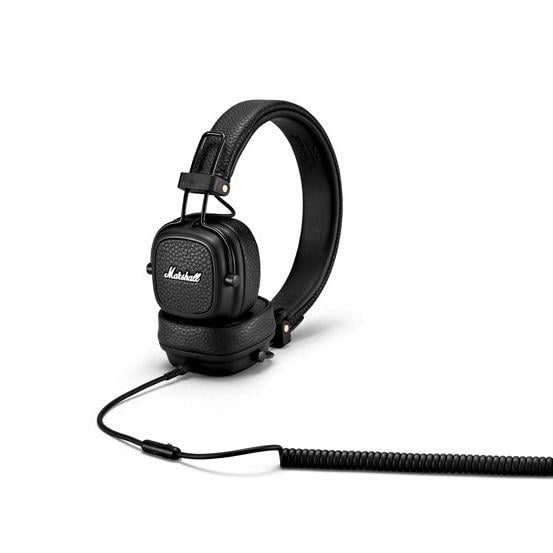 Marshall Major III ワイヤレスヘッドフォン Marshall Major III On-Ear Headphones with Microphone (Black