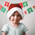 thumbnail image 3 of ZheElen 1pcs Set 9.8ft Red White Green Paper Card For Christmas Congratulations Banner Letter Banner Custom Banner Banners Customize, 3 of 6