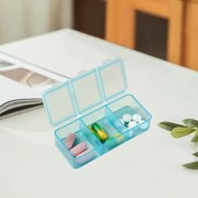 TIMIFIS Pill Organizer, Portable Morning Noon and Night 3 Compartments Small Pills Box Dispensing Elderly Convenience Pills Box Small Plastic Transparent Small Box Medicine Bottle Organizer