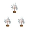 thumbnail image 3 of Maytalsory 1/2/3/5 Bonsai Crystal Tree - Exquisite Home Decoration With Natural Charm Wonderful Decoration Handmade light blue 3PCS, 3 of 6