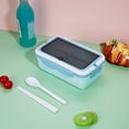 thumbnail image 1 of Suncoda Portable Lunchbox, Divided Lunch Box, Microwave Heated Plastic Lunch Box, Microwave Oven Student Meal Box Office Worker Portable Tableware Meal Box, 1 of 3
