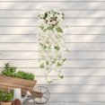 thumbnail image 1 of Wzzjkit Artificial Plants Simulation Spring Flowers Wall Hanging Orchid Vines Hanging Rattan Fake Plants for Home Decor Party Wedding Garden Table Office Patio Decoration Faux Plants, 1 of 6