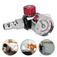 thumbnail image 4 of Paint Spray Guns Air Regulator, Silver Red Stainless Steel Spray Paint GunAir Pressure Regulator Easy Install Effective Monitoring  For Pneumatic Spray, 4 of 8