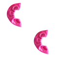 thumbnail image 3 of relayinert Lot de 2 Housses de Patins à Glace Élastiques Protège-Chaussures à Roulettes Unisexe Réutilisables Lavables Portatives Protection de Patinage Fournitures Rose 2Ensemble, 3 of 6