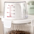 thumbnail image 4 of TIELUTT Contenant Hermétique pour Aliments avec Couvercle Verrouillable pour Aliments Secs Petits Contenants Rangement avec Roues Organisateurs et Rangement Contenants Alimentaires en Verre avec Séparateurs Organisation et Rangement du Garde-Manger, 4 of 7