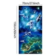 thumbnail image 3 of Astronaut Theme Beach Towel - Fun Printed Microfiber, Sandproof & Lightweight for Kids & Adults - 28x60 Inch, 3 of 3
