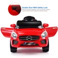 thumbnail image 4 of Costway Voiture Électrique 6 V pour Enfants avec Télécommande RC, Batterie, Lumières DEL, MP3, Rouge, 4 of 10