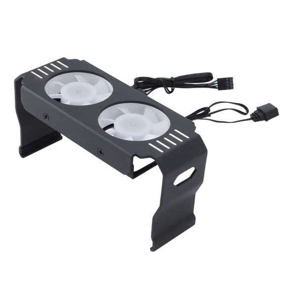 Memory RAM Cooler, ARGB RAM Radiator Computer Memory Module Heat Sink PWM Temperature Control Fan for DDR DDR2 DDR3 DDR4 DDR5, 149 X 75 X 60mm