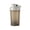 Gris, variante sur yulier Bouteille Shaker pour Mélanges de Protéines, 500 ml, Bouteilles Shaker pour Protéines avec Échelle, Bouteille Mélangeuse, Bouteille à Protéines, Gobelet Shaker Portable pour Boisson de Pré-Entraînement au Lactosérum, Noir