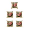 thumbnail image 3 of Maytalsory Easy To Change Flowers Pillowcase Addition To Home Decor Polyester Decorative Pillow Cushion Covers Soft Durable kztym001-7 5Set, 3 of 6