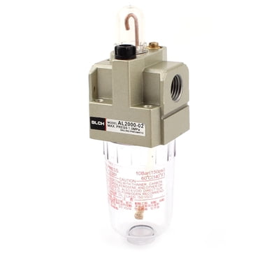 Unique Bargains AL2000-02 1/4' BSP Air Oiler Pneumatic Oil Fog Lubricator Max Press 1.0MPa